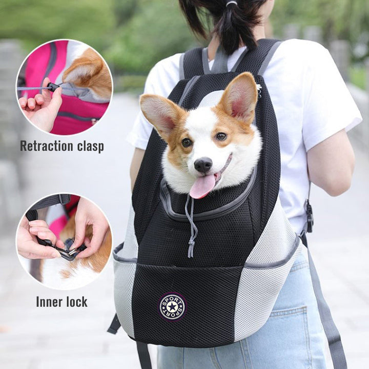The Ultimate Companion for Your Adventures: Portable Outdoor Travel Pet Backpack Carrier Bag